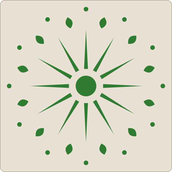 Star chakra stencil design preview